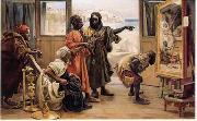 unknow artist Arab or Arabic people and life. Orientalism oil paintings 401 painting
